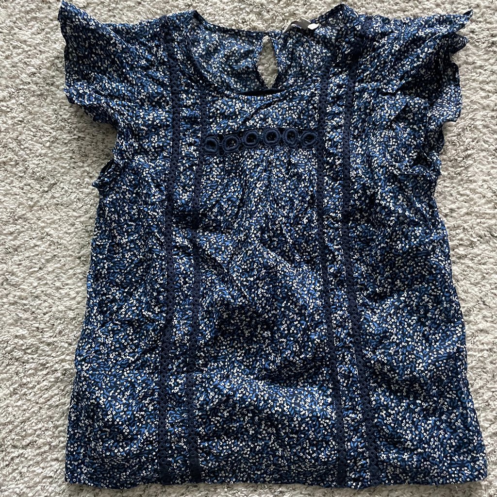 Lucky Brand Blue Blouse